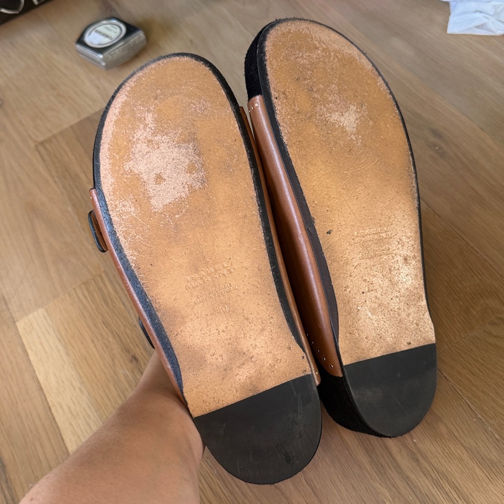 Isabel Marant Lennyo Leather Sandals - Picture 4 of 6